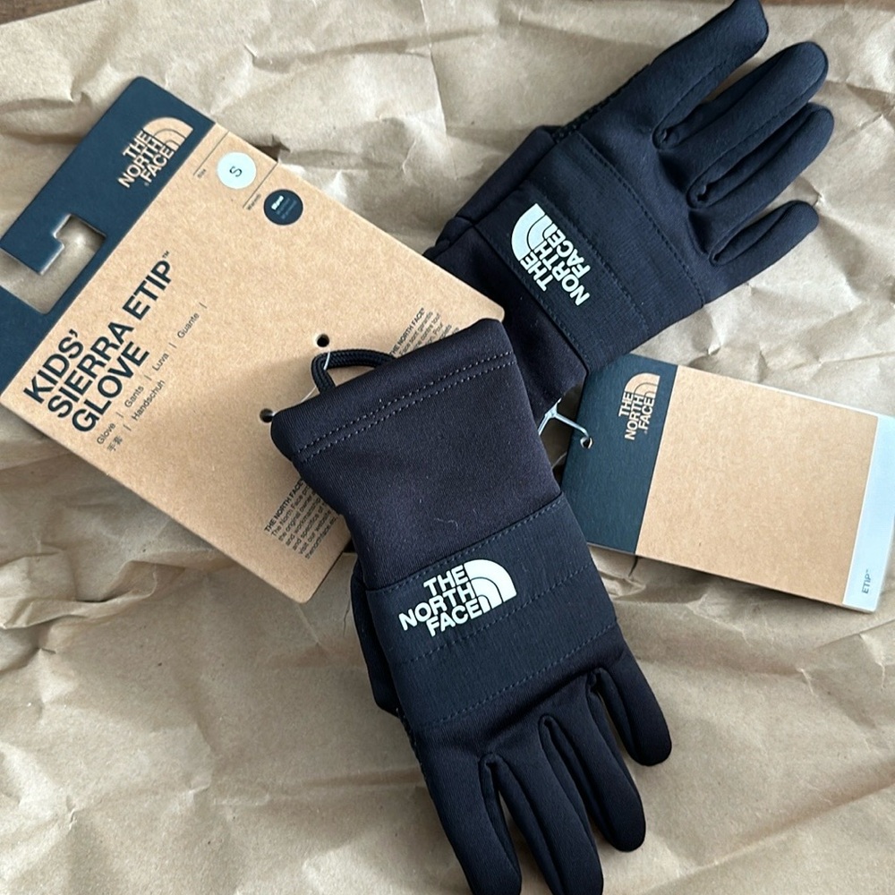 The North Face gloves for kids
